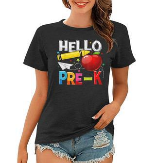 Hello Prek Funny Teacher Team Prek Squad Girls Boys Kids Women T-shirt | Mazezy