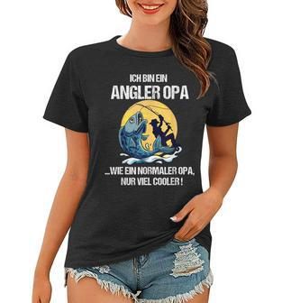 Herren Angler Angel Opa Papa Geburtstagsgeschenk Geschenkidee Frauen Tshirt - Seseable