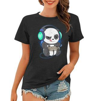 Herren Gaming Panda Frauen Tshirt, Video & PC-Spiele Motiv - Seseable