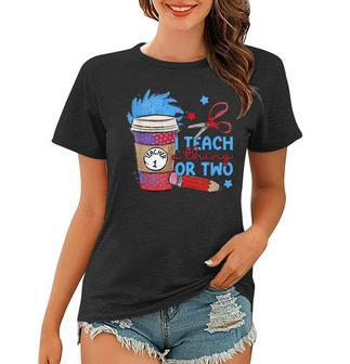 I Teach A Thing Or Two Dr Coffee Teacher Women T-shirt | Mazezy DE