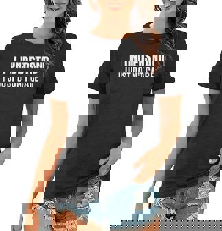 I Understand I Just Dont Care Funny Sarcastic Women T-shirt | Seseable CA