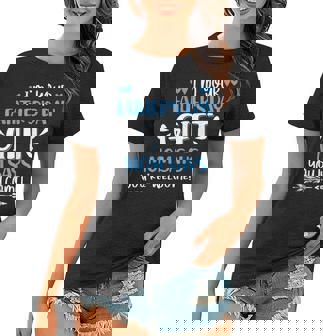 Im Your Fathers Day Gift Mom Says Youre Welcome Dad Father Women T-shirt | Mazezy