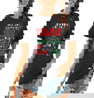 Its Either Serial Killer Documentaries Or Christmas Movie Women T-shirt - Thegiftio