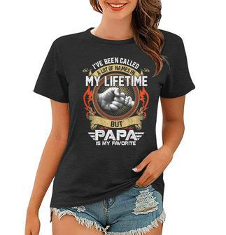 Ive Been Called Lot Of Name But Papa Is My Favorite Gift For Mens Women T-shirt | Mazezy