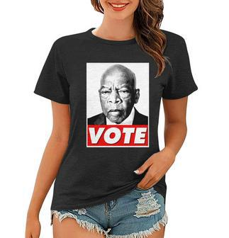 John Lewis Tribute Vote Poster Women T-shirt - Monsterry CA