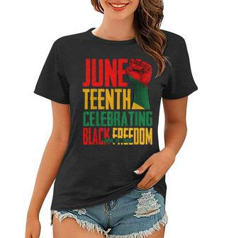 Junenth Women Men Celebrating Black Freedom 1865 Women T-shirt - Thegiftio UK