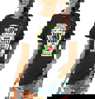 Ketchup Halloween 2021 Costume Matching Couple Mustard Mayo Women T-shirt - Thegiftio