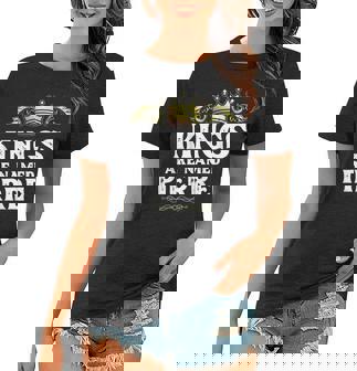 Kings Are Named Pierre Gift Funny Personalized Name Joke Men Women T-shirt | Mazezy