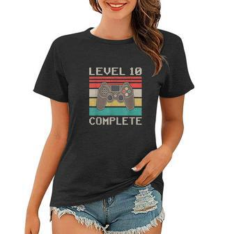 Level 10Th Complete Vintage 10 Year Wedding Anniversary Gift Good Women T-shirt - Thegiftio