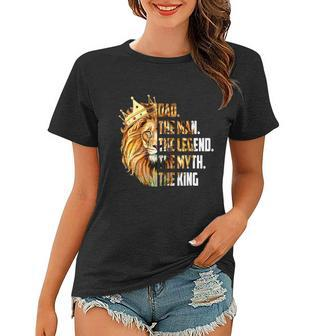 Lion Dad The Man The Myth The Legend Grandpa Fathers Day Women T-shirt - Monsterry DE