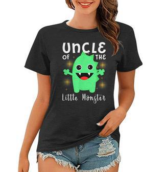Little Monster Outfit Uncle Of The Little Monster Gift For Mens Women T-shirt | Mazezy