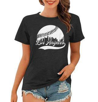 Los Angeles Baseball Women Mens Vintage La Gear Women T-shirt | Mazezy