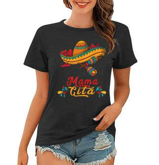 Mamacita Cinco De Mayo Taco Fiesta Mom Funny Mexican Gift Women T-shirt | Mazezy