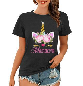 Mamacorn Unicorn Mama Mothers Day Birthday Gift Women T-shirt - Thegiftio UK