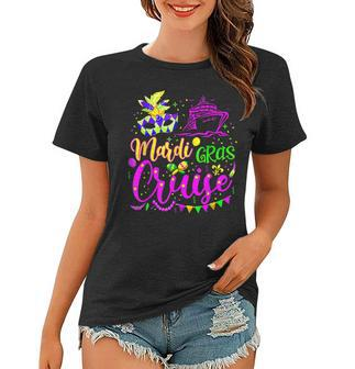 Mardi Gras Cruise Squad Funny Matching Group Family Vacation V2 Women T-shirt - Seseable