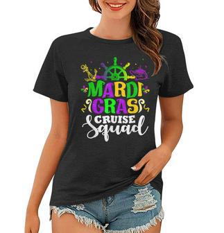 Mardi Gras Cruise Squad Funny Matching Group Family Vacation V3 Women T-shirt - Seseable