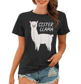 Matching Family Llama Gift Sister Llama For Sis Women T-shirt | Mazezy DE