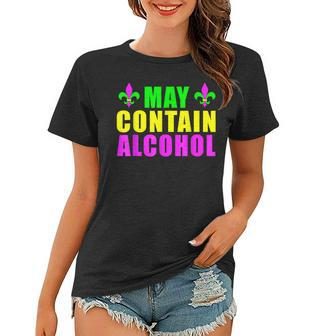 May Contain Alcohol Mardi Gras Party 2023 Women T-shirt - Seseable