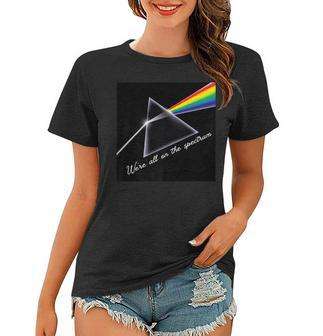 Mens We Are All On The Spectrum Autism Mom Life Autism Dad Life Women T-shirt | Mazezy