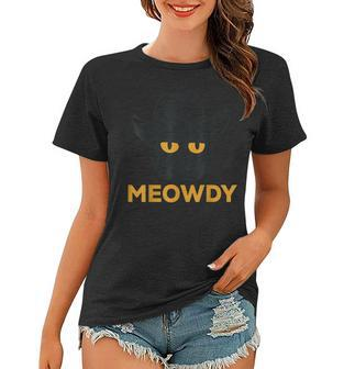 Meowdy Meme Mashup Gifts Men Women Meow Howdy Cowboy Cat Women T-shirt | Mazezy