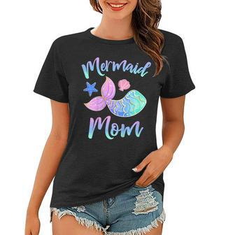 Mermaid Mom T Shirt Birthday Squad Gifts For Women Girls Women T-shirt | Mazezy