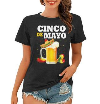 Mexican Beer Glasses Cinco De Mayo Outfits For Men Women Women T-shirt | Mazezy CA
