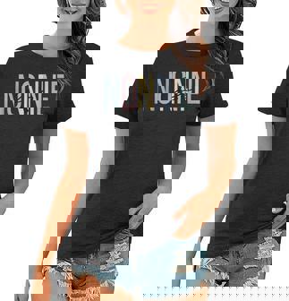 Nonnie Life Nonnie Grandma Boho Nonnie Grandmother Women T-shirt | Mazezy