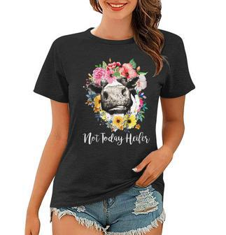 Not Today Heifer Lazy Day Shirt 2018 Womens And Flower Women T-shirt | Mazezy