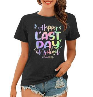 Nurse Rn Happy Last Day Of School Funny Tie Dye Women T-shirt | Mazezy DE