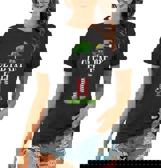 Old Fart Elf Matching Family Group Christmas Party Pajama Women T-shirt - Thegiftio