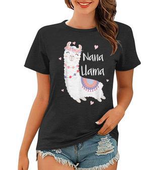 Oma Lama Nette Lamas Liebhaber Frauen Nana V2 Frauen Tshirt - Seseable