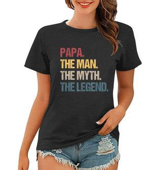 Papa Man Myth Legend Shirt For Mens & Dad Funny Father Gift Tshirt Women T-shirt - Monsterry CA