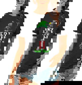 Party Elf Matching Family Group Christmas Party Pajama Women T-shirt - Thegiftio