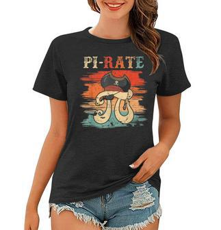 Pi-Rate Pi Day Mathematician Math Geek Pirate Lover Women T-shirt - Seseable