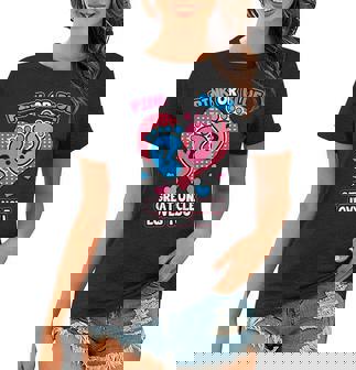 Pink Or Blue Great Uncle Loves You Gender Reveal Party Women T-shirt | Mazezy