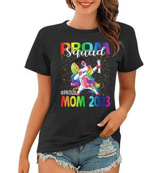 Prom Squad Proud Mom Class Of 2023 Unicorn Women T-shirt | Mazezy