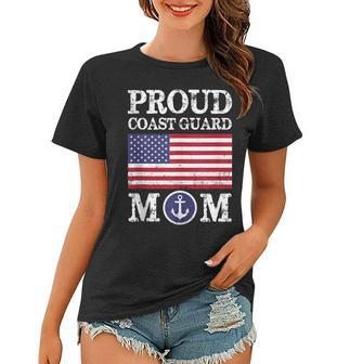Proud Coast Guard Mom Mothers Day Women T-shirt - Seseable