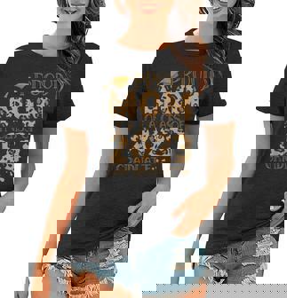 Proud Mom Of A Class Of 2023 Graduate Leopard Graduation Women T-shirt | Mazezy