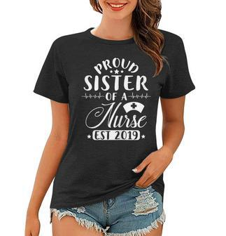 Proud Nurse Sister Est 2019 Graduation Gift For Womens Women T-shirt | Mazezy