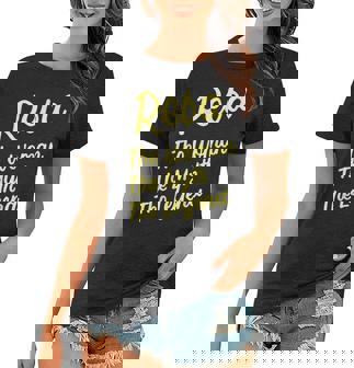 Reba The Woman Myth Legend Personalized Name Birthday Women T-shirt - Seseable