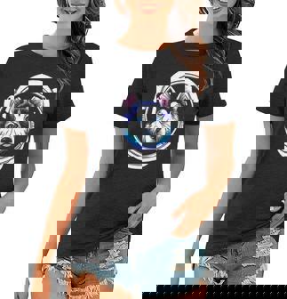 Rover The Astrodog Husky Dog Women T-shirt | Mazezy