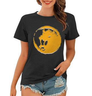 Samurai Legend Lion Mon Gold Women T-shirt - Monsterry