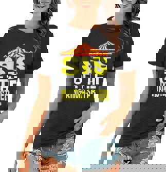 Sis Of The Ringmaster Circus Birthday Party Sister Gifts Women T-shirt | Mazezy