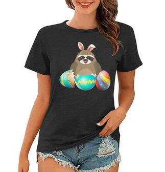 Sloth Easter Egg Bunny Ears Costume Rabbit For Boys Girls Women T-shirt - Seseable