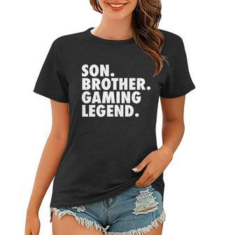Son Brother Gaming Legend V3 Women T-shirt - Monsterry DE