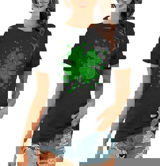 Sparkle Clover Irish For St Patricks & Pattys Day V3 Women T-shirt | Mazezy