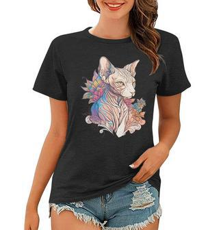 Sphynx Mom Cat Sphinx Hairless Cat Owner Sphynx Cat Women T-shirt | Mazezy