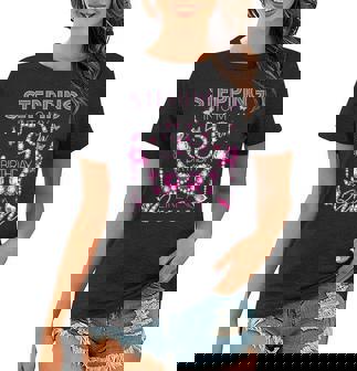 Stepping Into My 59Th Birthday Like A Queen Birthday Boss Women T-shirt - Thegiftio UK