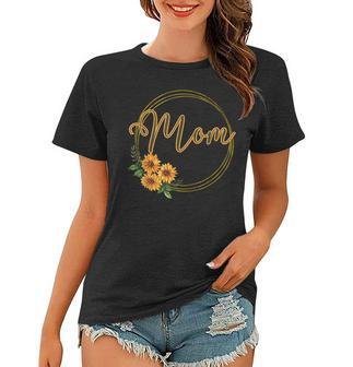 Sunflower Graphic Mothers Day Design For Mom Women T-shirt | Mazezy CA