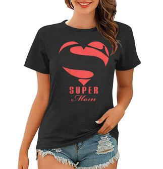 Super Mom Superhero T Shirt Gift Mother Father Day Women T-shirt | Mazezy